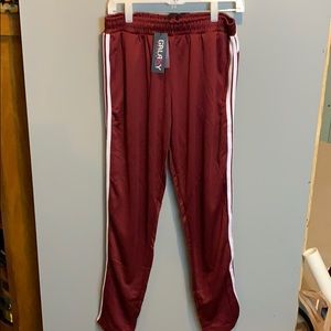 Brand new pair of joggers size xl burgundy